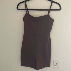 Active Romper - Brown